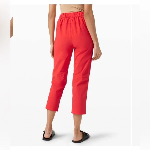 Lululemon Your True Trouser NWT High Rise Crop 4 Carnation Red Lululemon $128